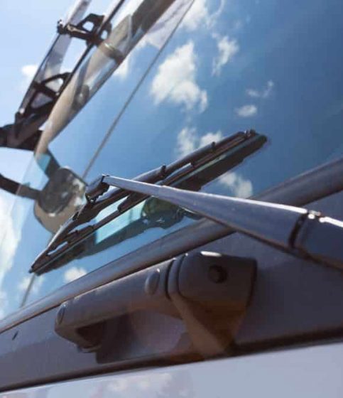 Close up of Windshield Truck — Dynamic Glass Services in Salamander Bay, NSW Close up of Windshield Truck — Dynamic Glass Services in Salamander Bay, NSW